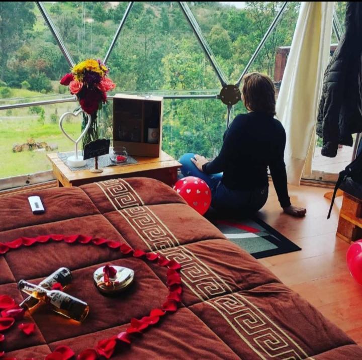 Glamping La Villa Guatavita Ngoại thất bức ảnh